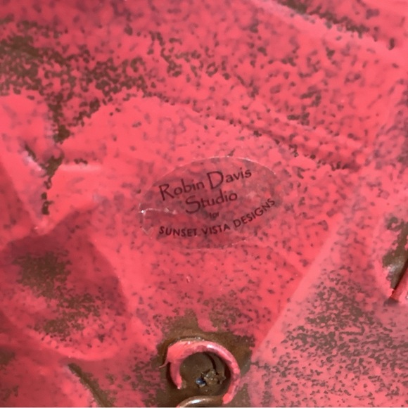 Metal Rocking Santa ELf Reindeer BELIEVE Hand Painted Sunset Vista - Picture 4 of 5